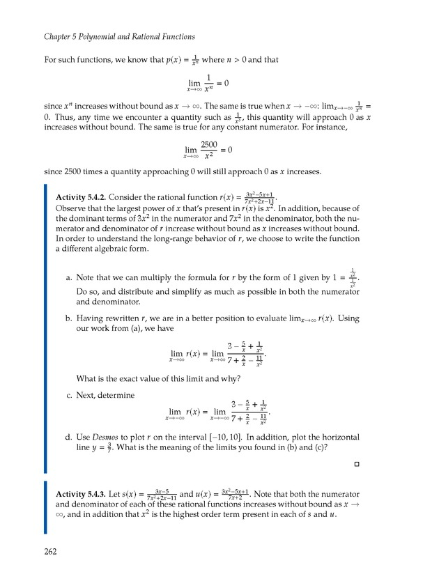 Active Preparation for Calculus - Page 262